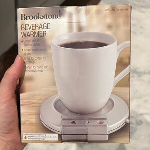 Brookstone White Drink Warmer